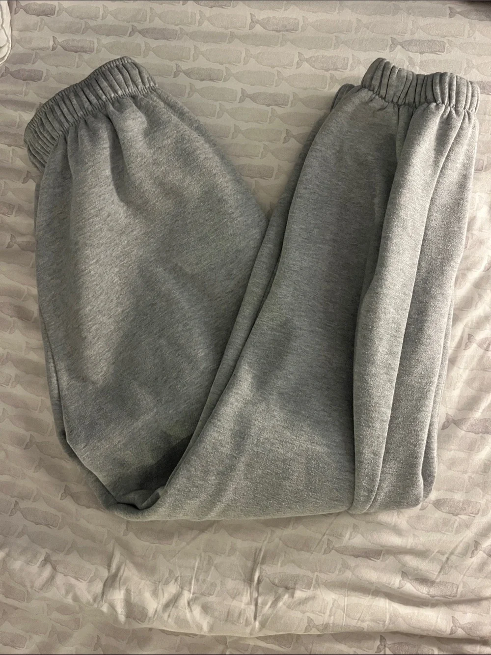 Grey sweatpants